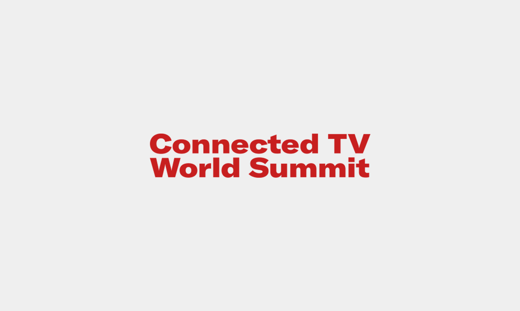 Connected TV Summit 2022 Synamedia